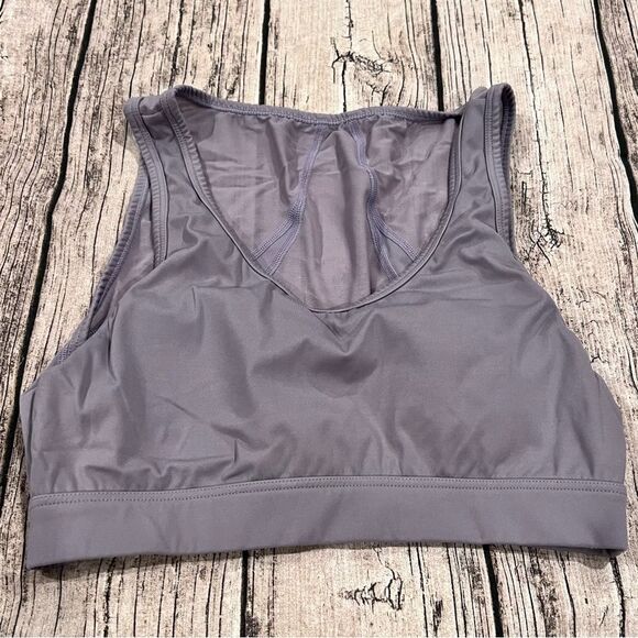 Varley Other - Varley Mesh Back lavender/grey padded sports bra size medium